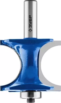 Фреза концевая ЗУБР Профессионал 28722-54, кромочная полустержневая с подшипником, фрезы 5.4 см, хвостовика 1.2 см