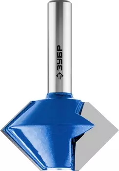 Фреза концевая ЗУБР Профессионал 28725-38.1-22, кромочная конусная, фрезы 3.81 см, хвостовика 8 мм