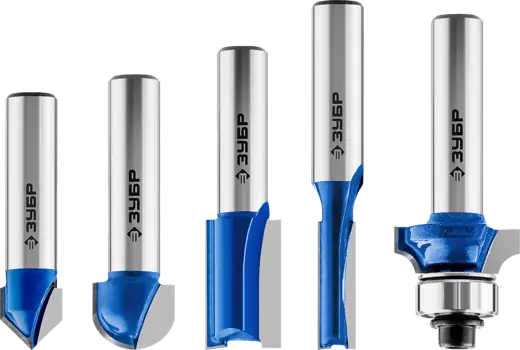 Фреза концевая ЗУБР Профессионал 28795-H5, пазовая, кромочная, фрезы 1.9 см, хвостовика 8 мм