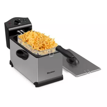 Фритюрница Blackton Bt DF1111 2 кВт, 3 л, черный/серебристый