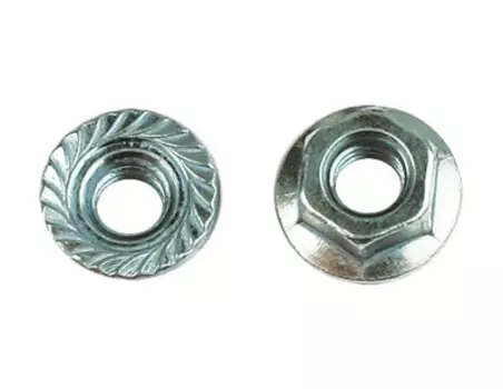 Гайка с насечкой DKC, М8, оцинкованная сталь, 100 шт., фасовка (CM100800)