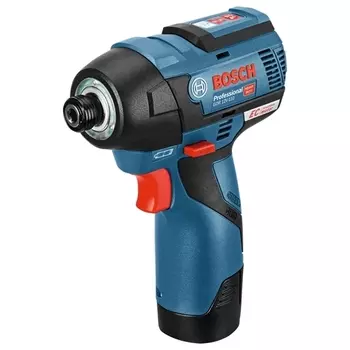 Гайковерт BOSCH GDR 12V-110, аккумуляторный, ударный, 110 Н·м, под биты, Li-Ion, 12В, поставляется без аккумуляторов и зарядного устройства, 900г (06019E0002)