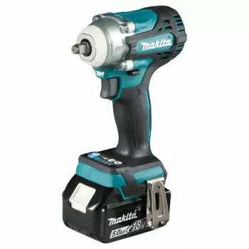 Гайковерт Makita LXT DTW302RTJ, аккумуляторный, ударный, 300 нм, квадрат 3/8", 2 А·ч, Li-Ion, 18 В, два аккумулятора, кейс, 1.8 кг (DTW302RTJ) 2 акб + зу
