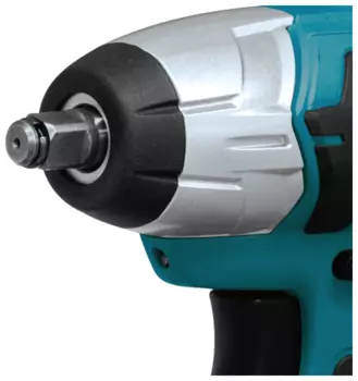 Гайковерт Makita TW140DWAE, аккумуляторный, ударный, 140 Н·м, квадрат 3/8", 2 А·ч, Li-Ion, 12В, два аккумулятора, кейс, 1кг