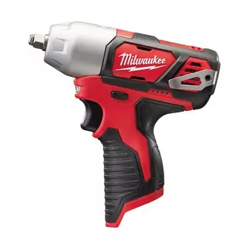 Гайковерт Milwaukee M12 BIW38-0, аккумуляторный, ударный, 135 нм, 3/8" квадратный с фрикционным кольцом, Li-Ion, 12 В, 1 кг (4933441985) поставляется без аккумуляторов и зарядного устройства