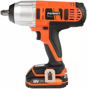 Гайковерт PATRIOT BR 360UES, аккумуляторный, ударный, 450 нм, квадрат 1/2", 2 А·ч, Li-Ion, 18 В, два аккумулятора, кейс (180301561)