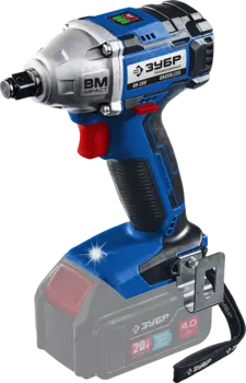 Гайковерт ЗУБР Professional GB-250, аккумуляторный, ударный, 280 Н·м, квадрат 1/2", Li-Ion, 20В, 1.1кг поставляется без аккумуляторов и зарядного устройства