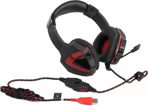 Проводная гарнитура A4Tech Bloody G501, USB, черный
