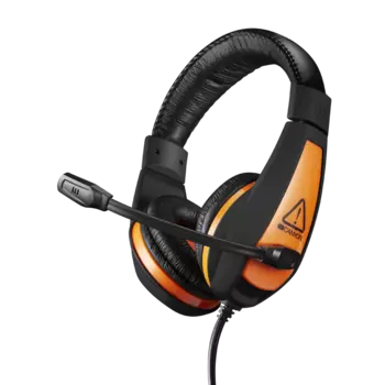 Гарнитура Canyon Star Raider, 2xJack 3.5mm, черный/оранжевый (CND-SGHS1A)