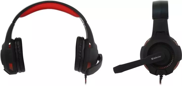 Проводная гарнитура Defender Warhead G-450, USB, красный