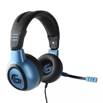 Проводная гарнитура Gembird MHS-G55, 2xJack 3.5mm, черный/синий