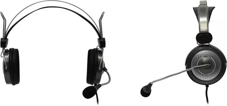 Проводная гарнитура Genius HS-04SU, 2xJack 3.5mm, серый