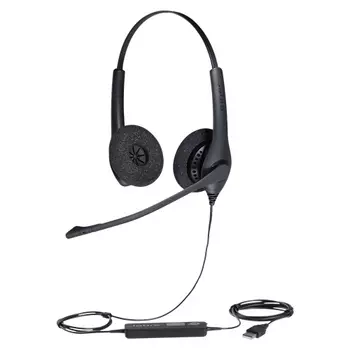 Гарнитура Jabra BIZ 1500 Duo USB, черный (1559-0159)