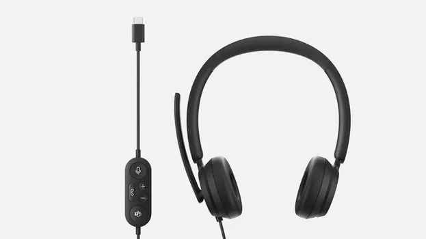 Гарнитура Microsoft Modern USB Headset, USB-C, черный (I6N-00002)