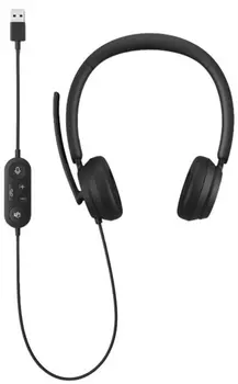 Гарнитура Microsoft Modern USB Headset, USB, черный (6ID-00021)