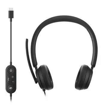 Гарнитура Microsoft Wired Modern Headset USB-C "for business", USB Type-C, черный ( I6S-00002)