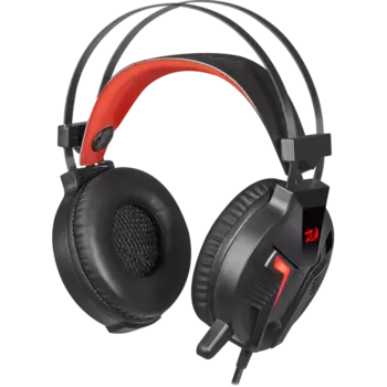 Гарнитура Redragon Memecoleous, USB, черный/красный (75096)