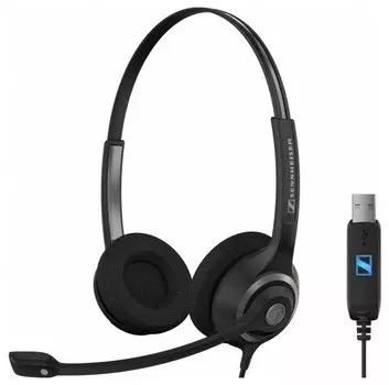 Гарнитура Sennheiser SC 260 USB, USB, черный (504402)