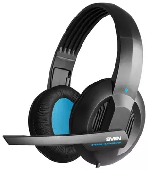 Проводная гарнитура Sven AP-680MV, 2xJack 3.5mm, черный (SV-0410680MV)