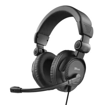 Гарнитура Trust Como, Jack 3.5mm/2xJack 3.5mm, черный (21658)