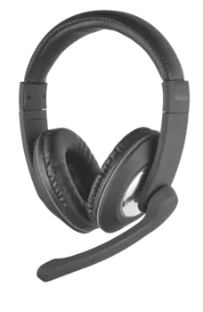 Гарнитура Trust Reno, Jack 3.5mm/2xJack 3.5mm, черный (21662)