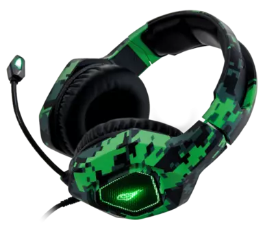 Проводная гарнитура VERBATIM SUREFIRE SKIRMISH, Jack 3.5mm, зеленый камуфляж (48821)