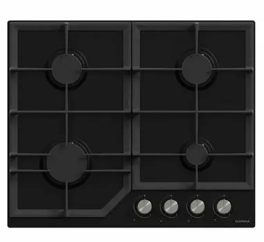 Газовая варочная панель DARINA ER4BGM34112B, 4 конфорки, черный (ER4BGM34112B)