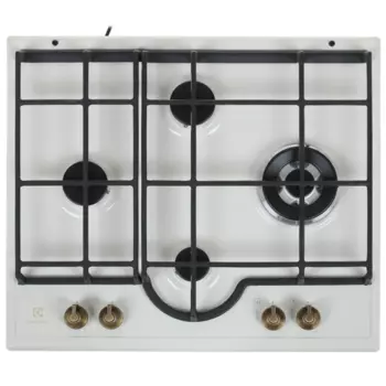 Газовая варочная панель ELECTROLUX GPE363RBW 4 конфорки, бежевый (GPE363RBW)