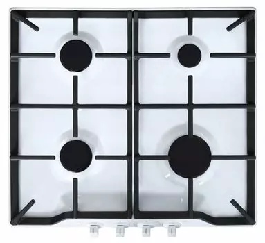 Газовая варочная панель GEFEST ПВГ 1212-02, 4 конфорки, белый (ПВГ 1212-02)