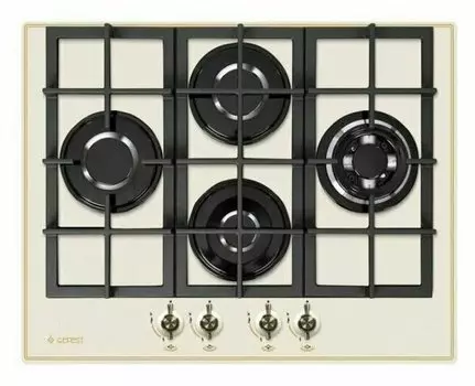 Газовая варочная панель GEFEST PVG 2231-01 B85, 4 конфорки, слоновая кость (14847001)