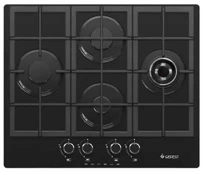 Газовая варочная панель GEFEST ПВГ 2231-01 Р3, 4 конфорки, черный (14737001)