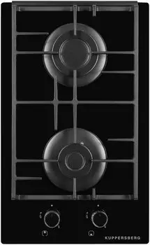 Газовая варочная панель Kuppersberg FBG 36 BG 2 конфорки, черный (FBG 36 BG)