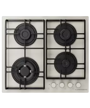 Газовая варочная панель Kuppersberg FG 69 W, 4 конфорки, белый (FG 69 W)