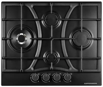 Газовая варочная панель Kuppersberg FS 65 ANT 4 конфорки, черный ( FS 65 ANT)