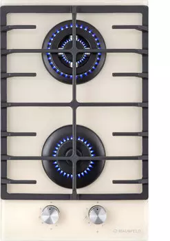 Газовая варочная панель Maunfeld EGHG.32.63CBG/G 2 конфорки, бежевый (EGHG.32.63CBG/G)