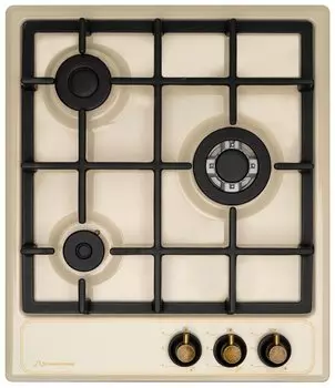 Газовая варочная панель Schaub Lorenz SLK GB4520 3 конфорки, бежевый (SLK GB4520)