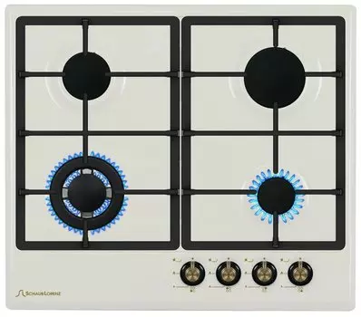 Газовая варочная панель Schaub Lorenz SLK GB6520 4 конфорки, бежевый (SLK GB6520)