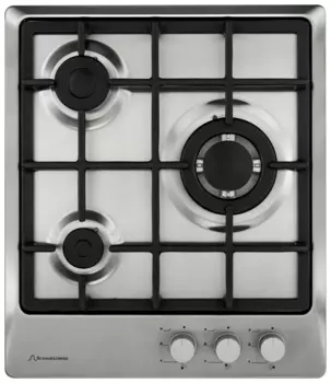 Газовая варочная панель Schaub Lorenz SLK GE4520 3 конфорки, серебристая (SLK GE4520)