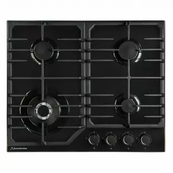 Газовая варочная панель Schaub Lorenz SLK GY6028, 4 конфорки, черный (SLK GY6028)