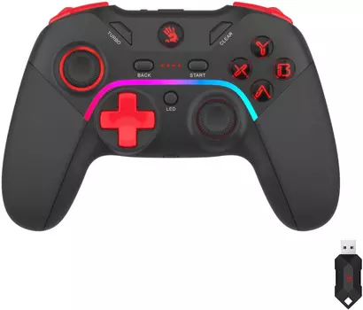 Геймпад A4TECH Bloody GPW70 Sports, проводной/беспроводной, черный (GPW70 SPORTS BLACK)