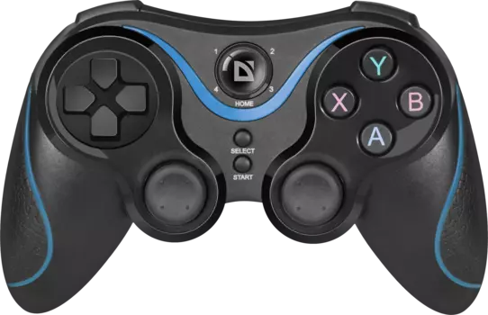 Геймпад Defender Blaster, проводной/беспроводной, черный (64283)