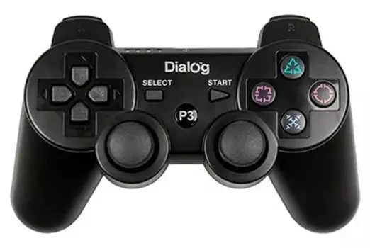 Геймпад Dialog Gan-Kata, проводной/беспроводной, черный (GP-A16RF)