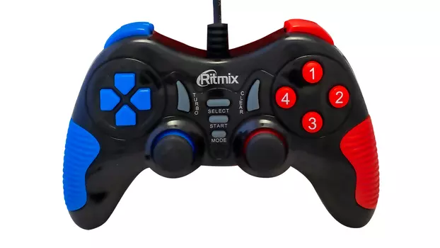 Геймпад Ritmix GP-013, проводной, черный