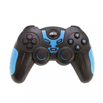 Геймпад Ritmix GP-031BTH, черный/синий