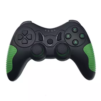 Геймпад Ritmix GP-032BTH, беспроводной, черный/зеленый