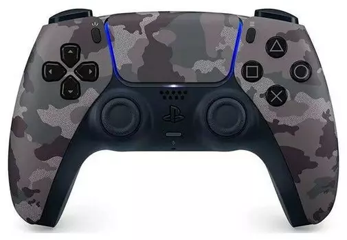 Геймпад Sony PlayStation 5 DualSense, проводной/беспроводной, серый камуфляж (CFI-ZCT1J)