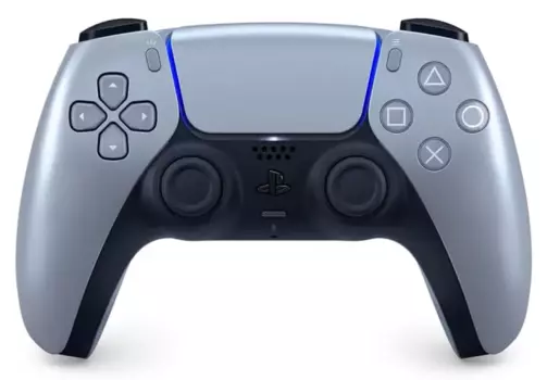 Геймпад Sony PlayStation 5 DualSense, проводной/беспроводной, серебристый (CFI-ZCT1W)