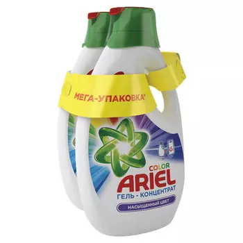 Гель Ariel Color, автомат, 1.95л, 2шт, концентрат (8001841031187)