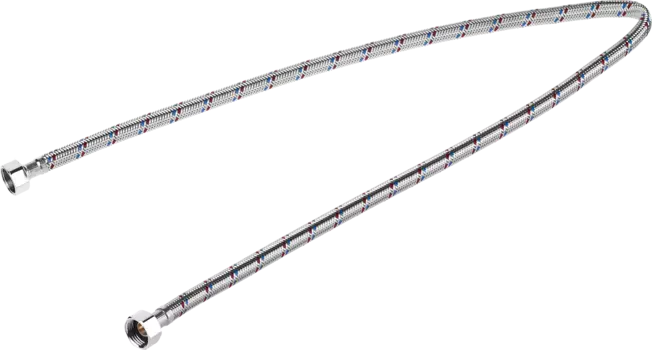 Гибкая подводка для воды Зубр ЭКСПЕРТ 1/2", гайка-гайка, 100 см, 1шт. (51005-G/G-100)