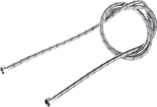 Гибкая подводка для воды Зубр ЭКСПЕРТ 1/2", гайка-гайка, 200 см, 1шт. (51005-G/G-200)